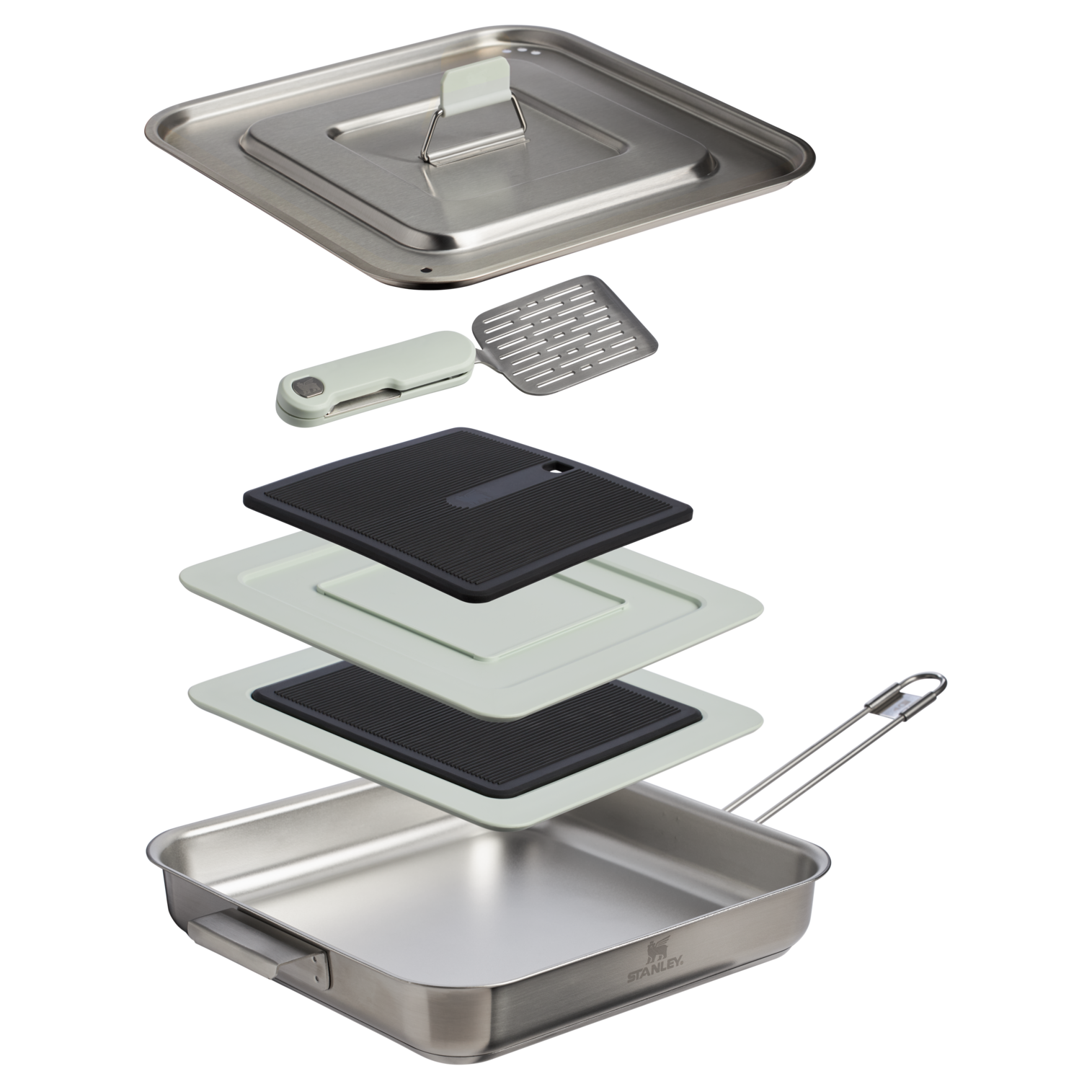 The Wildfare Pro Square Pan Cookset 5-piece set - Image 3